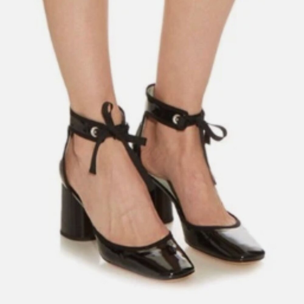 Marc Jacobs Elegant Black Heeled Mary Janes